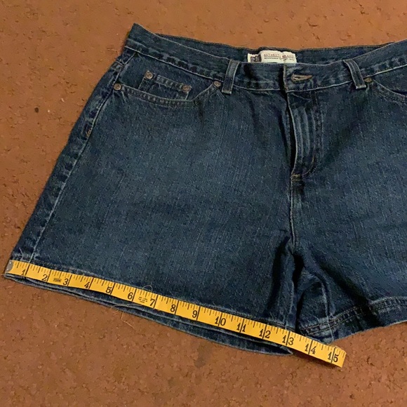 High Waisted Blue Jean Shorts - Picture 6 of 6